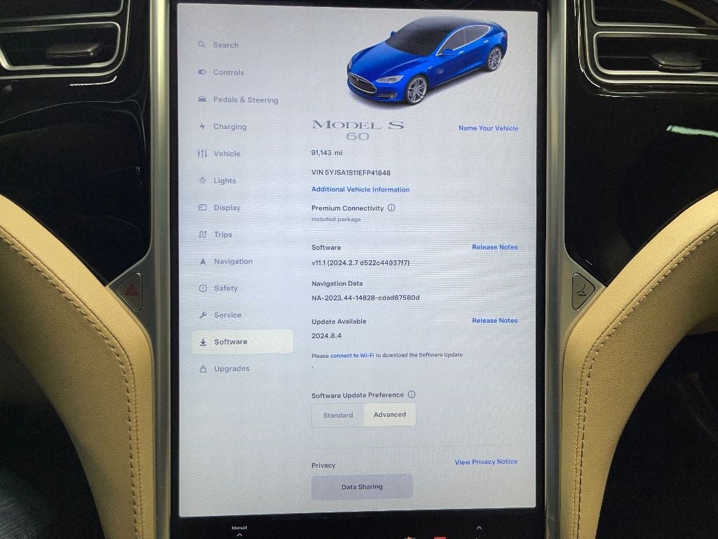 2014 Tesla Model S 60 kWh Battery